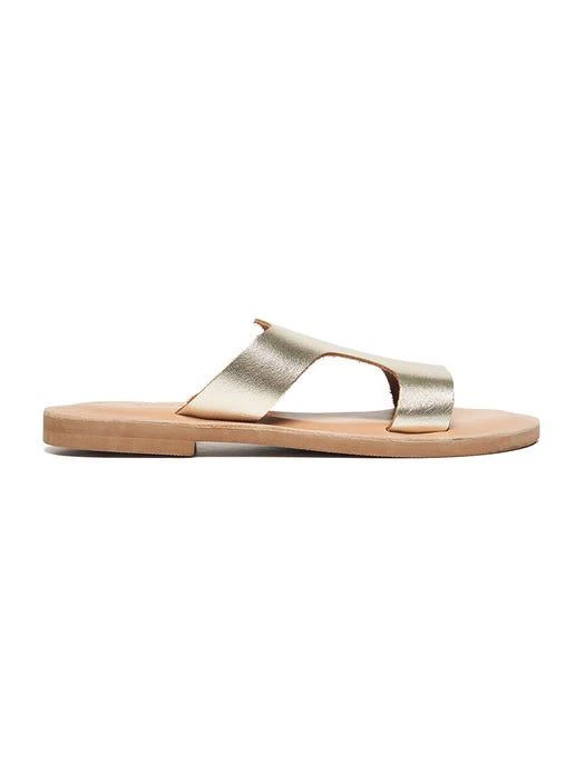 商品ALETA SANDALS|Helmet Slide_Gold,价格¥771,第3张图片详细描述