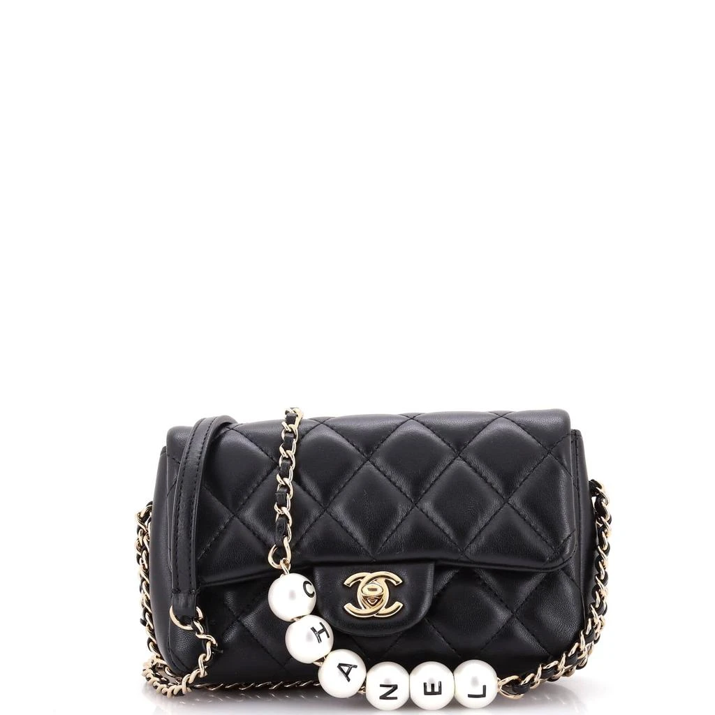 商品[二手商品] Chanel|My Precious Pearls Chain Flap Bag Quilted Lambskin Small,价格¥34663,第1张图片