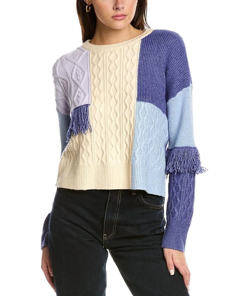 商品Design History|Design History Patchwork Sweater,价格¥278,第2张图片详细描述