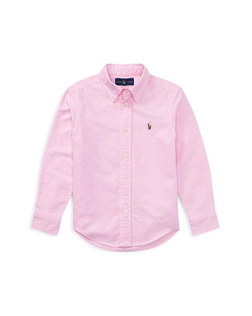商品Ralph Lauren|Boys' Cotton Oxford - Little Kid, Big Kid,价格¥384,第3张图片详细描述