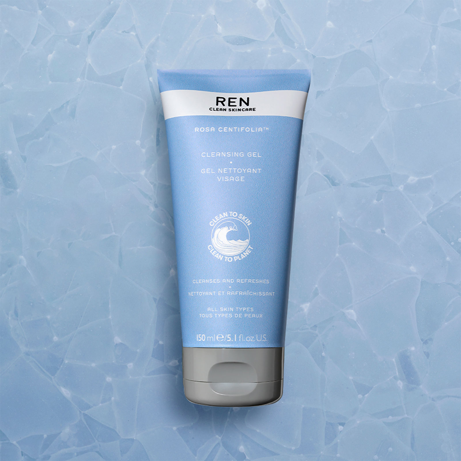REN Clean Skincare 玫瑰蔷薇卸妆洁面啫喱 150ml 敏感肌可用商品第3张图片规格展示