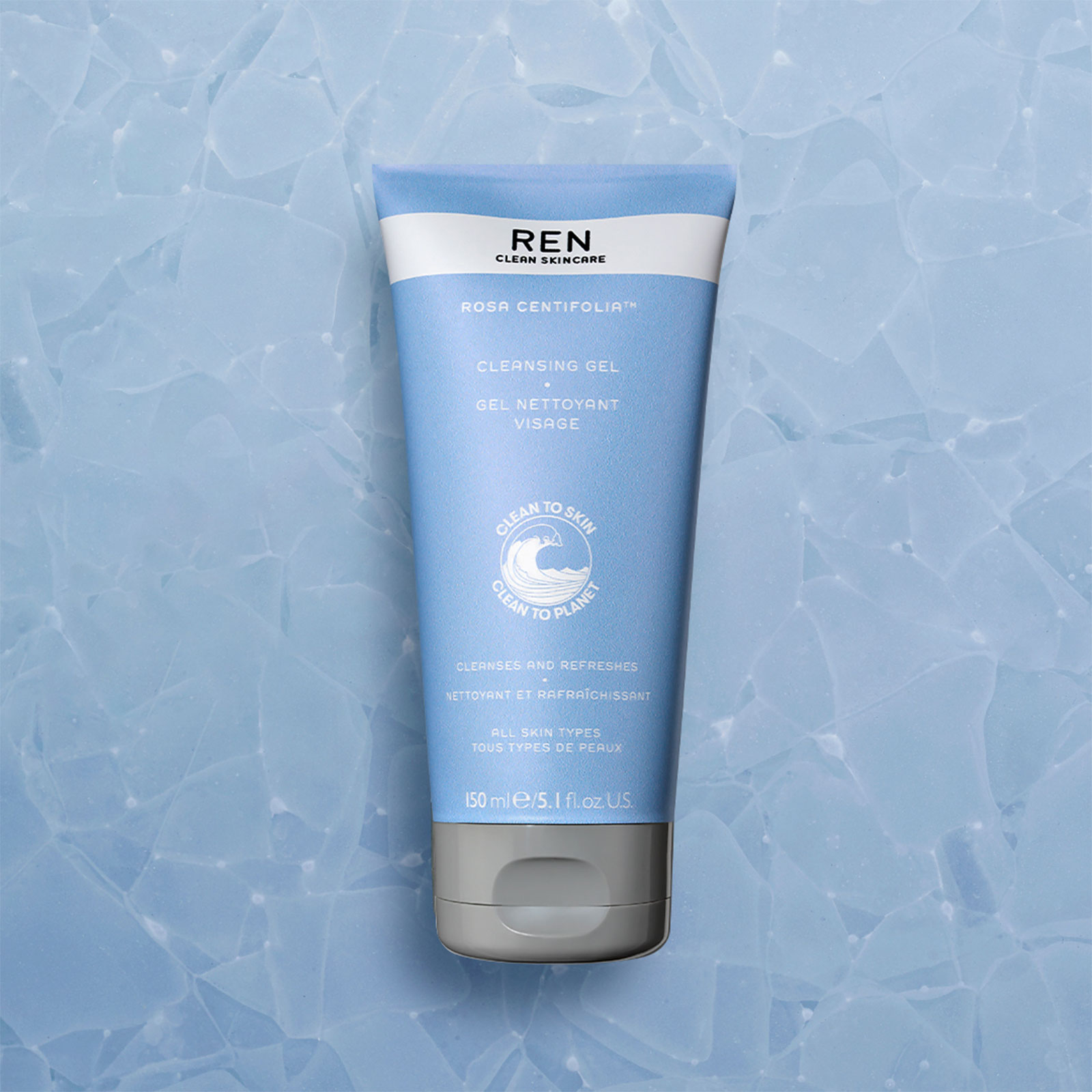 REN Clean Skincare 玫瑰蔷薇卸妆洁面啫喱 150ml 敏感肌可用商品第3张图片规格展示