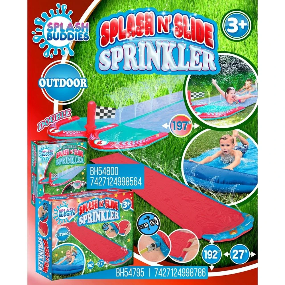 商品Splash Buddies|Slip and Slide Double Sprinkler,价格¥209,第2张图片详细描述