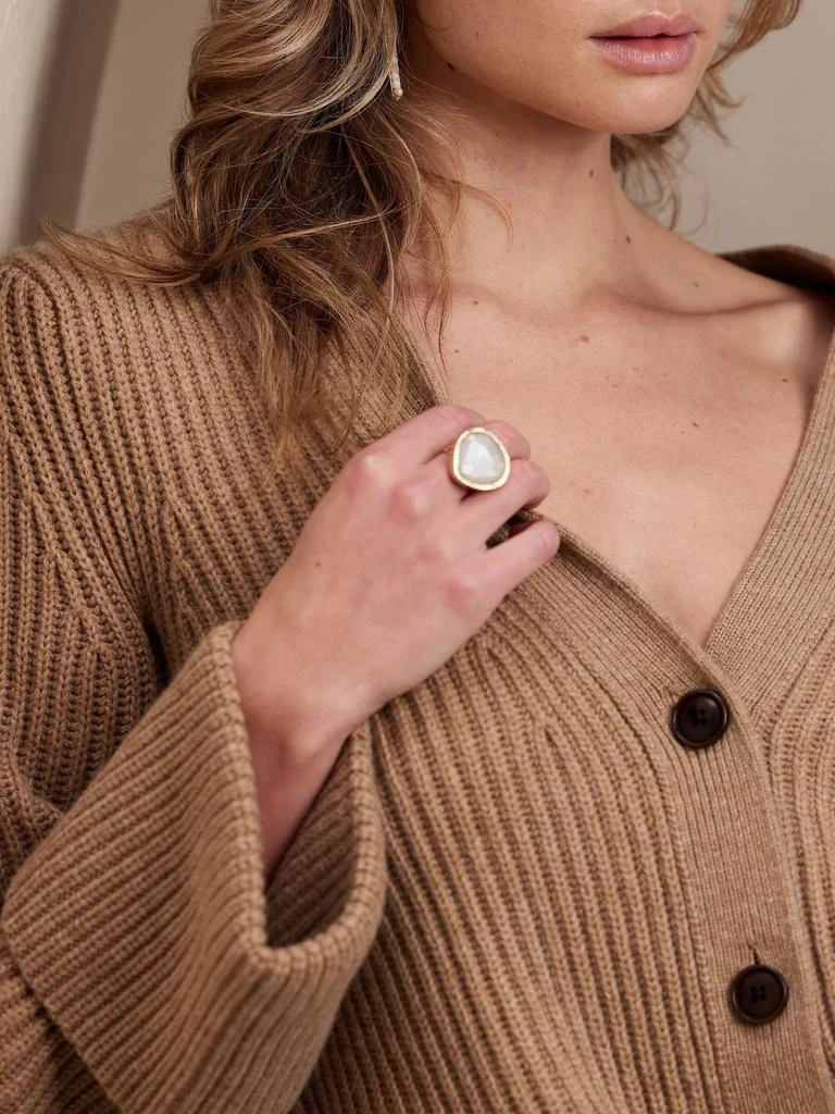 商品BANANA REPUBLIC|Talia Merino-Cashmere Cardigan,价格¥554,第3张图片详细描述