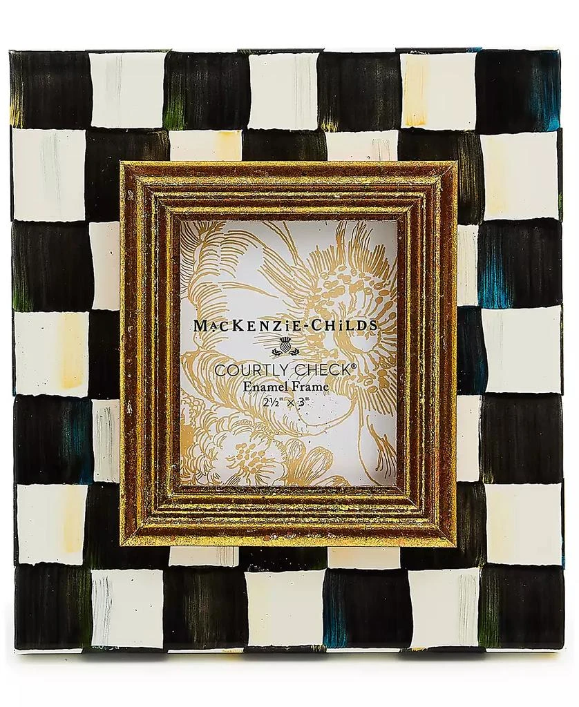 商品MacKenzie-Childs|Courtly Check 2.5" x 3" Picture Frame,价格¥588,第1张图片