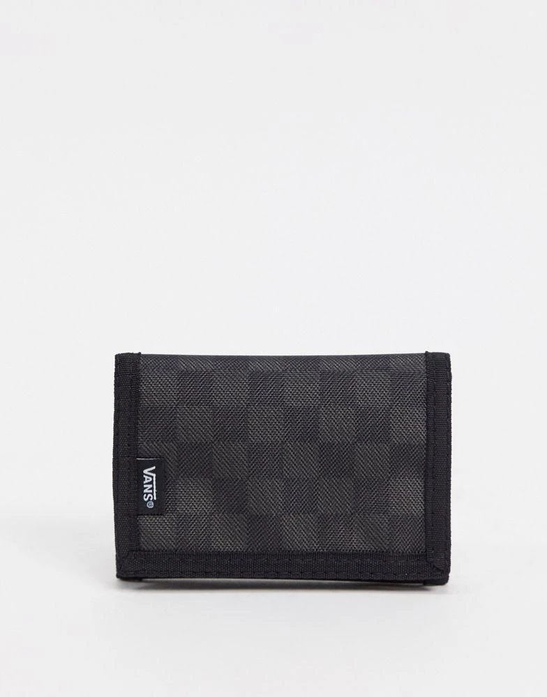 商品Vans|Vans Slipped checkerboard wallet in black,价格¥178,第1张图片