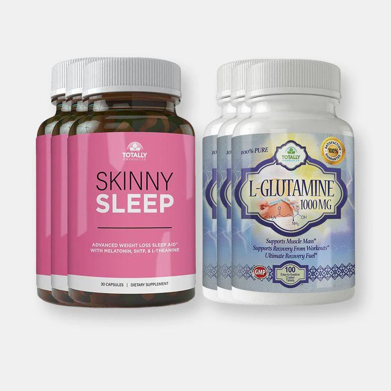 商品Totally Products|Skinny Sleep and L-Glutamine Combo Pack,价格¥430,第1张图片