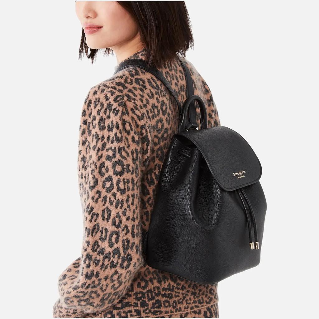 商品Kate Spade|Kate Spade New York Women's Sinch Flap Backpack - Black,价格¥2848,第4张图片详细描述