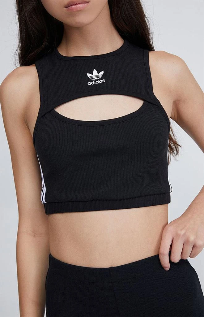 商品Adidas|Black Adicolor Cutout Tank Top,价格¥179,第2张图片详细描述