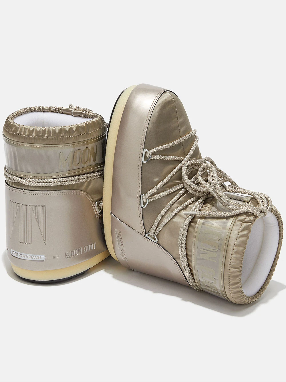 商品【商品预售7天】 Moon Boot|Moon Boot 女士雪地靴 140935DONNA003 白色,价格¥1267,第4张图片详细描述