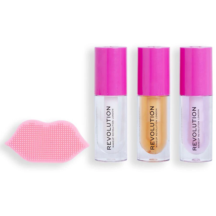 商品Makeup Revolution|Kiss & Go Glaze Lip Care Gift Set,价格¥132,第2张图片详细描述