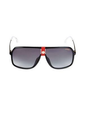 商品Carrera|Carrera 64MM Shield Sunglasses,价格¥415,第1张图片