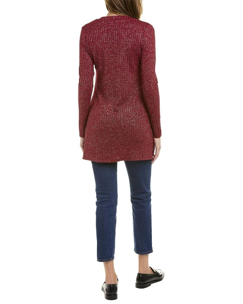 商品Vince Camuto|Vince Camuto Kiss Front Metallic Rib Cardigan,价格¥197,第2张图片详细描述