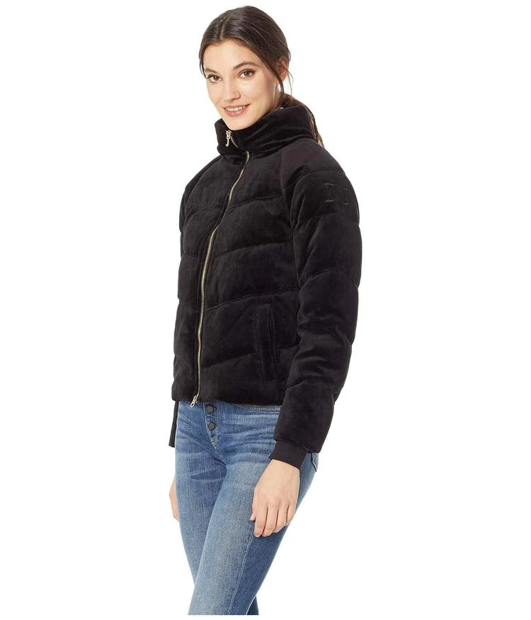 商品Juicy Couture|Track Velour Solid Quilted Puffer Jacket,价格¥743,第2张图片详细描述