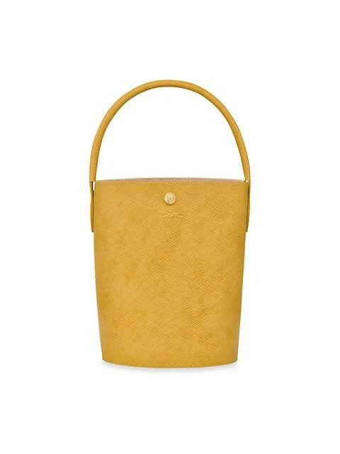 商品Longchamp|珑骧 Le Pliage Cuir de Russie 系列手提水桶包,价格¥926,第1张图片