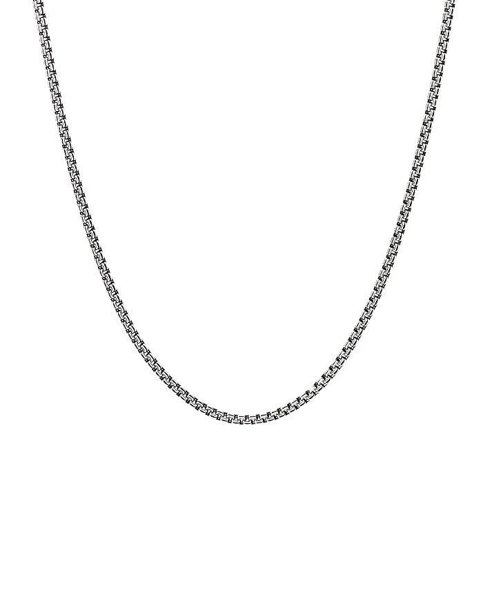 商品David Yurman|Sterling Silver Small Double Box Chain Necklace, 24",价格¥2723,第1张图片详细描述