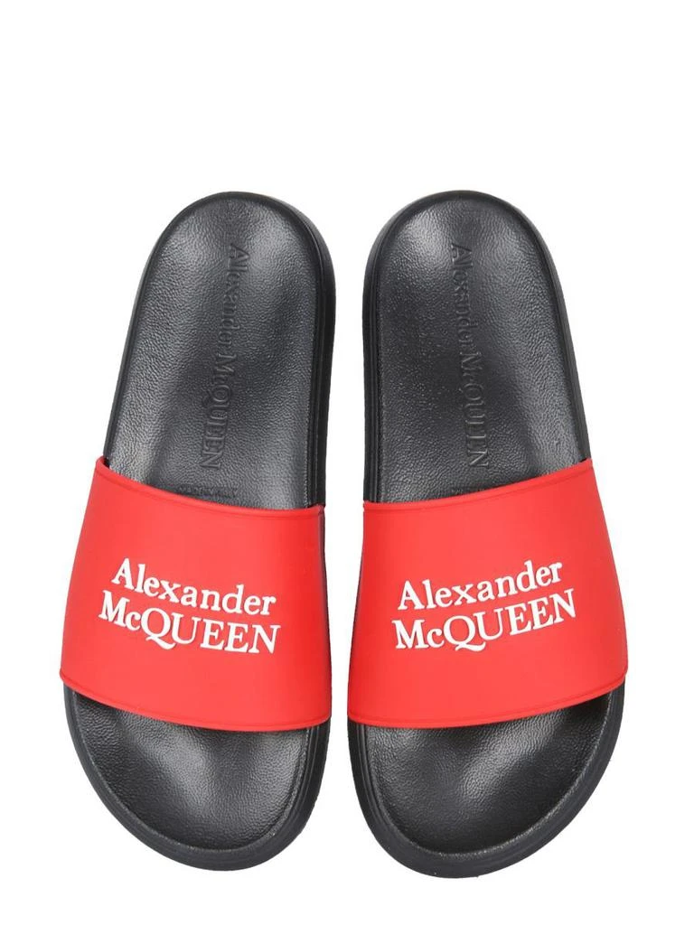 商品Alexander McQueen|ALEXANDER MCQUEEN SLIDE SANDALS,价格¥1161,第1张图片