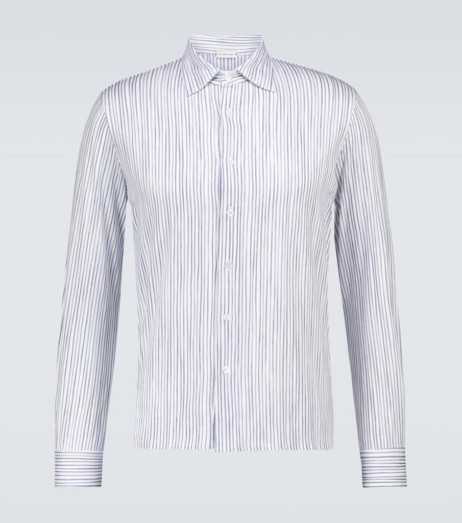 商品CARUSO|条纹棉质长袖衬衫,价格¥1706,第1张图片