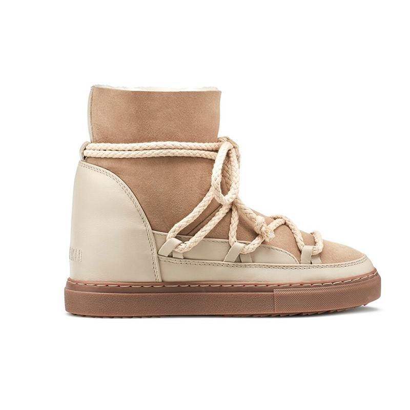 INUIKII Sneaker Classic WEDGE Beige Boots商品第1张图片规格展示