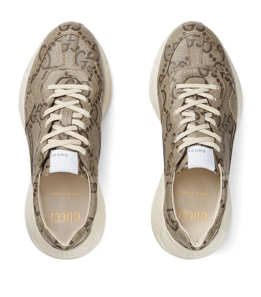 商品Gucci|GG Supreme 100 Rhyton Sneakers,价格¥6300,第4张图片详细描述