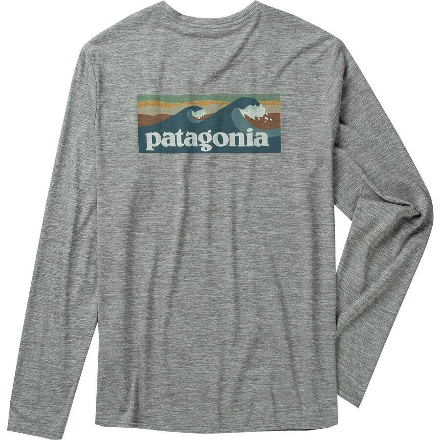 商品Patagonia|Cap Cool Daily Graphic Long-Sleeve Shirt - Waters - Men's,价格¥541,第1张图片