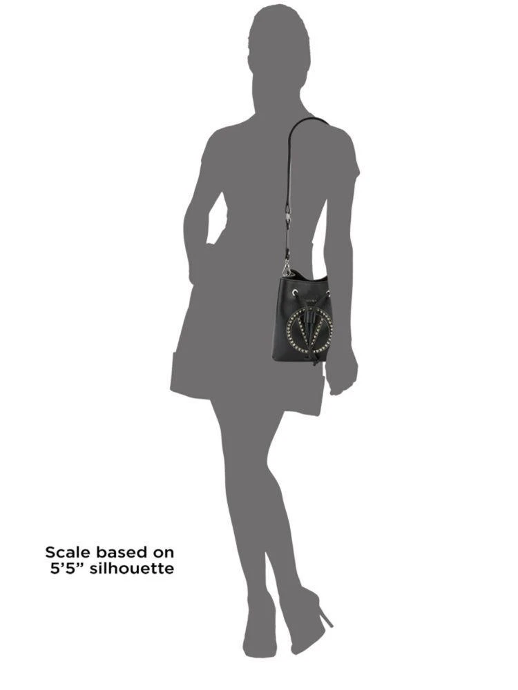 商品Mario Valentino|Leon Pebbeled Leather Stud Bucket Bag,价格¥2831,第3张图片详细描述
