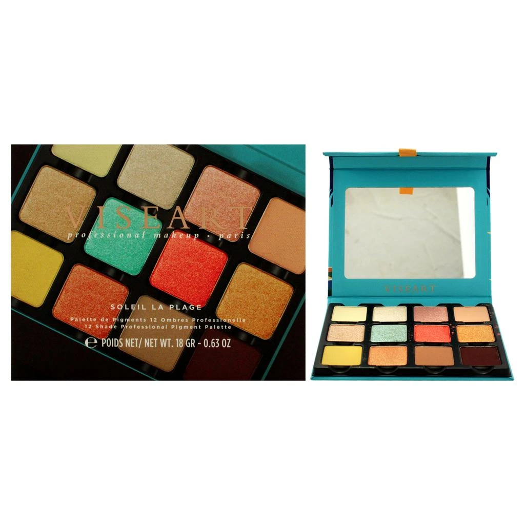 商品Viseart Paris|Eyeshadow Palette - Soleil La Plage by  for Women - 0.63 oz Eye Shadow,价格¥477,第1张图片