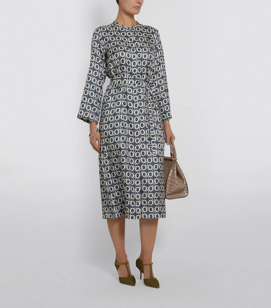商品Max Mara|Silk Geometric 连衣裙,价格¥5168,第4张图片详细描述