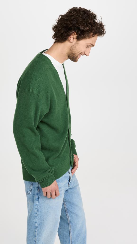 Lacoste Relaxed Fit Tone-on-Tone Buttons Wool Cardigan商品第4张图片规格展示