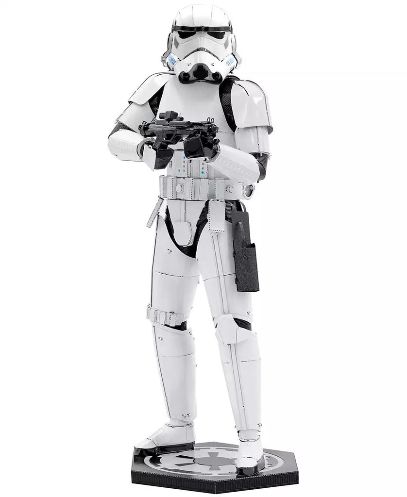 商品Fascinations|Metal Earth Premium Series Iconx 3D Metal Model Kit - Star Wars Stormtrooper, 3 Piece,价格¥263,第1张图片