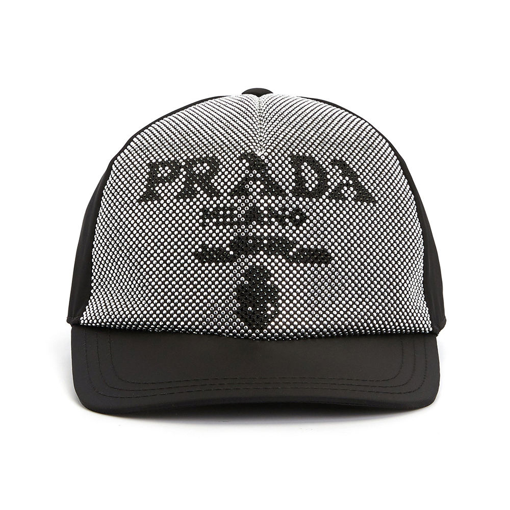 PRADA 男女士通用黑色鸭舌帽 2HC179-2D0S-F0A64商品第2张图片规格展示