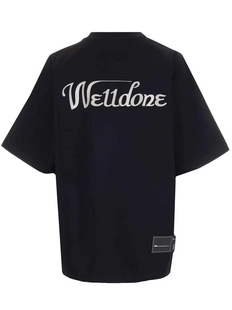 商品We11done|We11done Logo Print Oversized T-Shirt,价格¥1032,第2张图片详细描述