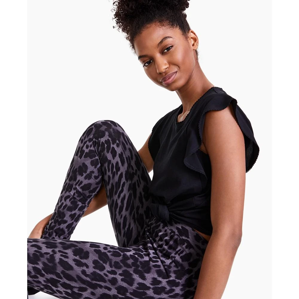 商品Style & Co|Petite Animal-Print Pull-On Leggings, Created for Macy's,价格¥61,第3张图片详细描述