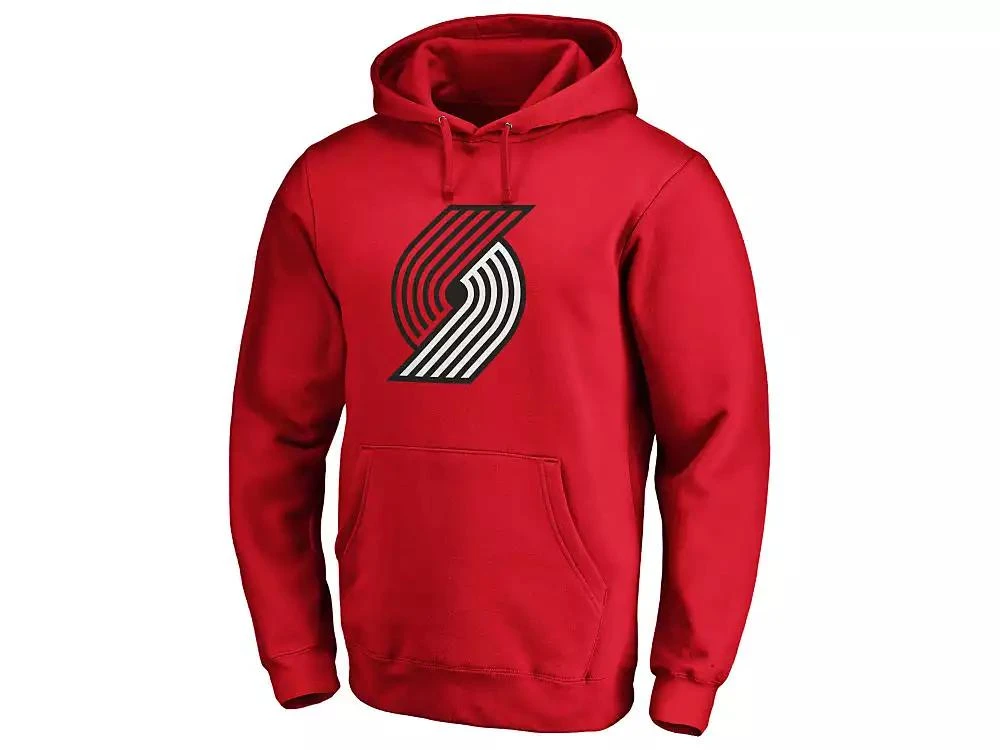 商品Majestic|Portland Trail Blazers Men's Halpert Primary Logo Hoodie,价格¥463,第1张图片