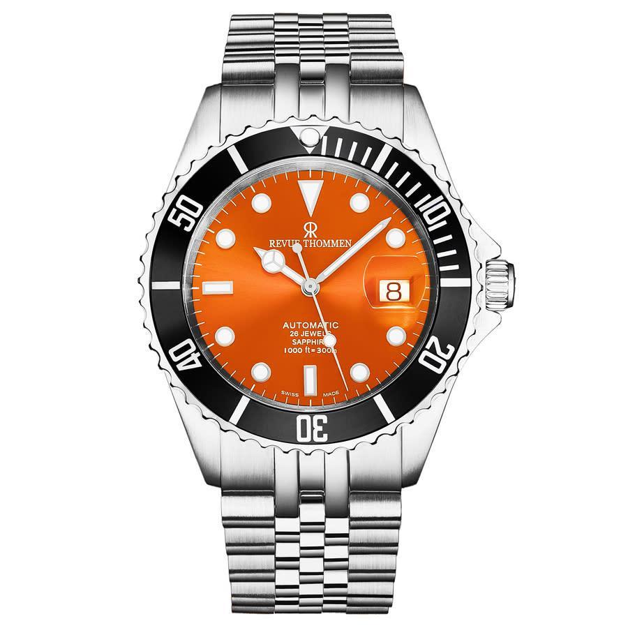 商品Revue Thommen|Diver Automatic Orange Dial Mens Watch 17571.2239,价格¥5896,第1张图片