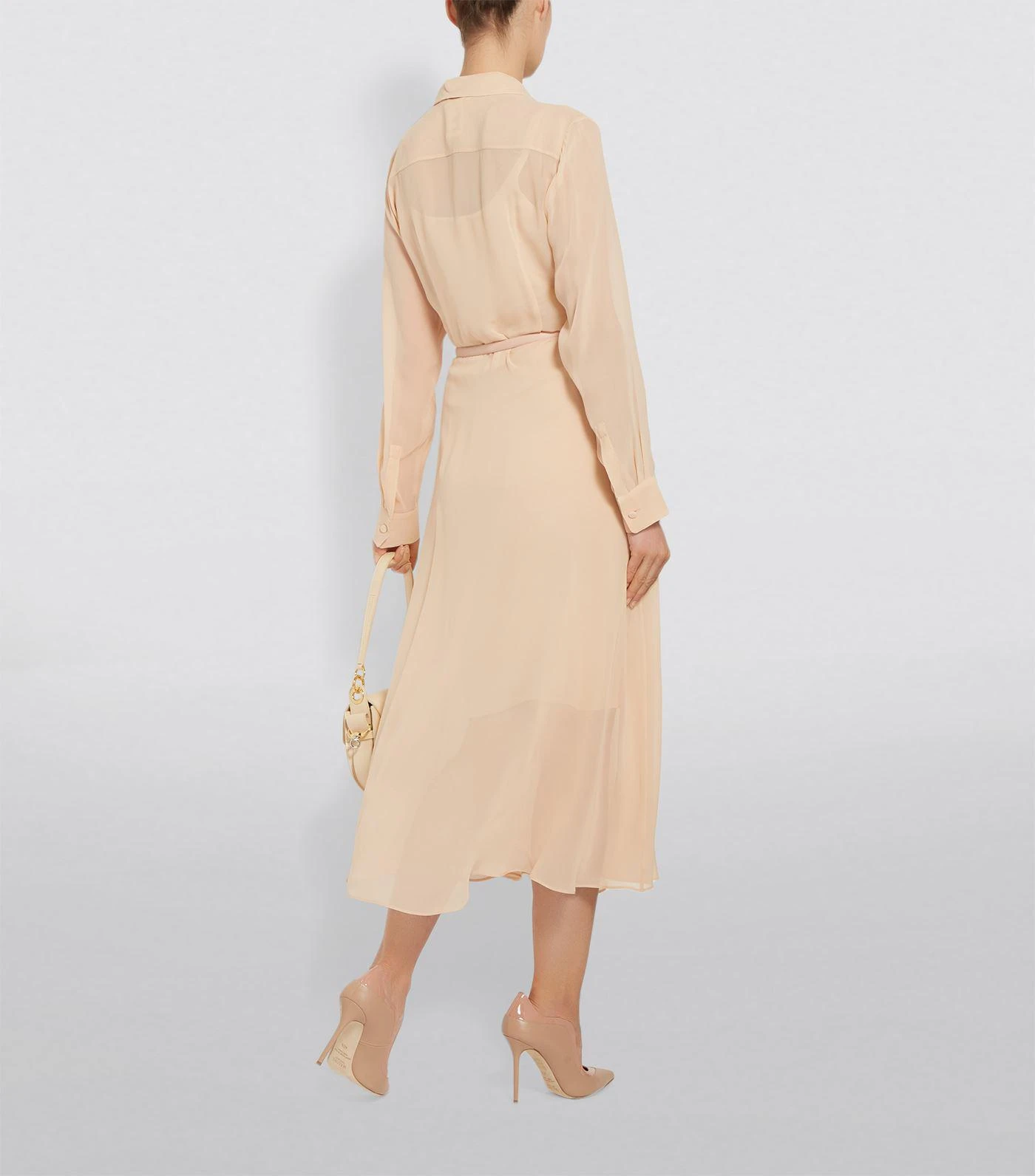 商品Max Mara|Silk Shirt Dress,价格¥7268,第2张图片详细描述