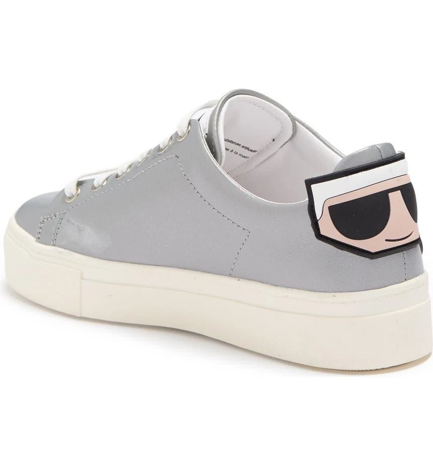 商品Karl Lagerfeld Paris|Chella Leather Logo Patch Sneaker,价格¥566,第2张图片详细描述