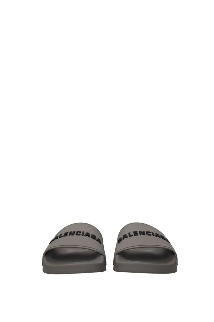 商品Balenciaga|Slippers and clogs Rubber Gray Black,价格¥2084,第3��张图片详细描述