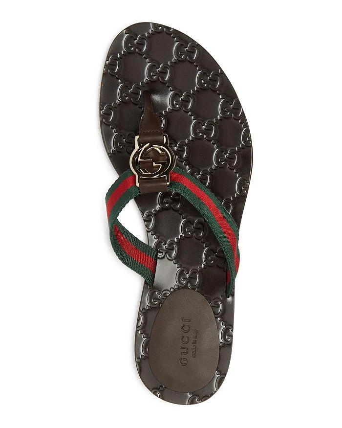 商品Gucci|Women's GG Thong Sandals,价格¥3364,第4张图片详细描述