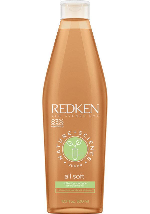 商品Redken|Nature + Science All Soft Shampoo For Dry/Brittle Hair,价格¥269,第1张图片