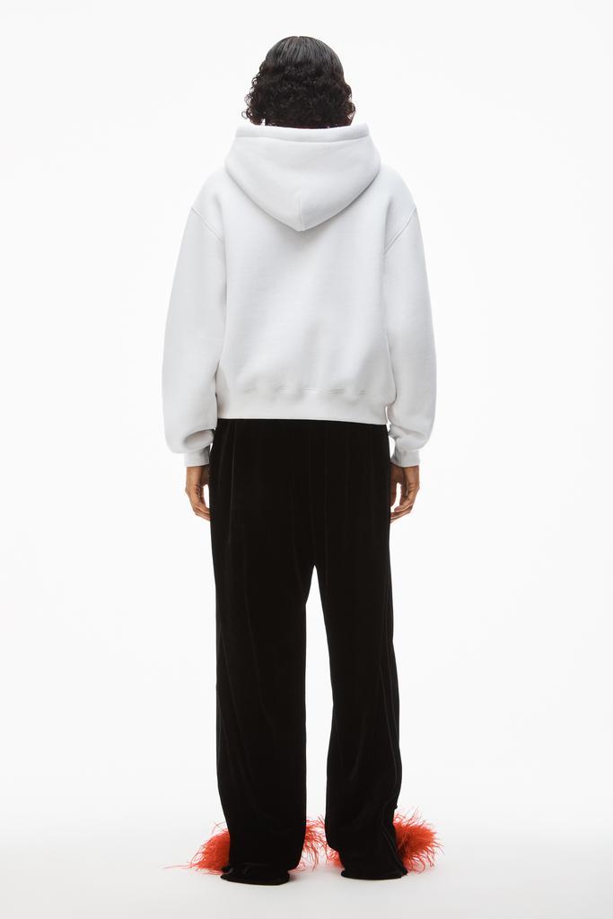 商品Alexander Wang|PUFF LOGO HOODIE IN STRUCTURED TERRY,价格¥1397,第6张图片详细描述