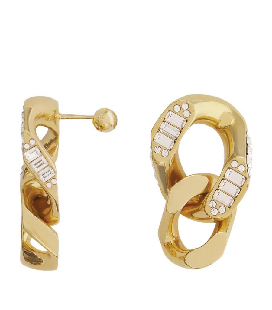 商品Burberry|Gold-Plated and Crystal Chain-Link Earrings,价格¥3285,第5张图片详细描述