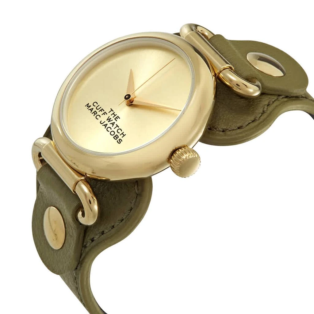 商品Marc Jacobs|Marc Jacobs The Cuff Quartz Gold Dial Ladies Watch MJ0120179289,价格¥1006,第2张图片详细描述