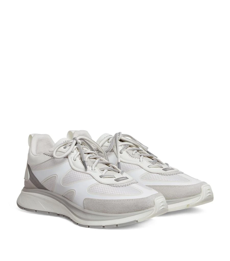 商品Zegna|Leather Lace-Up Sneakers,价格¥4994,第2张图片详细描述