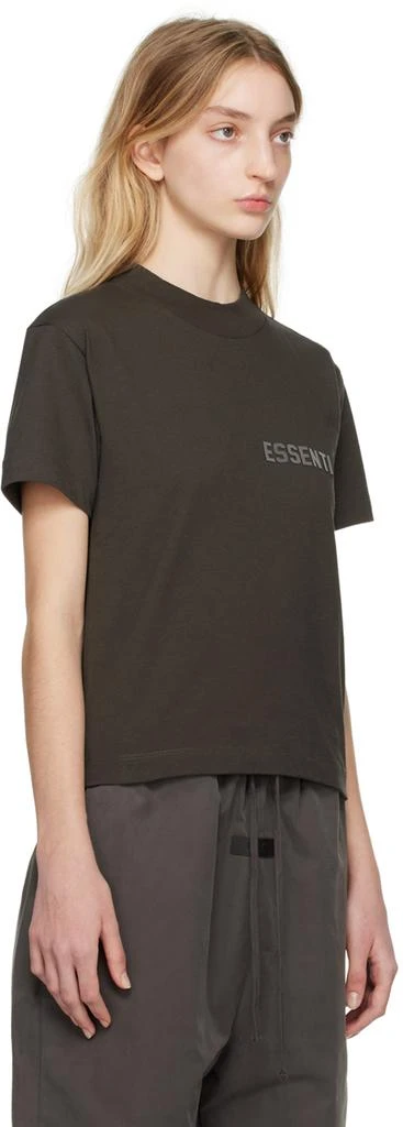 商品Essentials|2023春季新款 女款 灰色圆领 T 恤 ,价格¥316,第2张图片详细描述