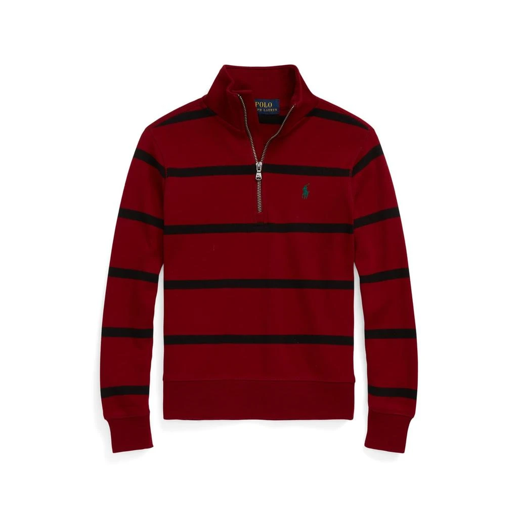 商品Ralph Lauren|Striped Cotton Interlock Pullover (Toddler/Little Kids),价格¥445,第1张图片