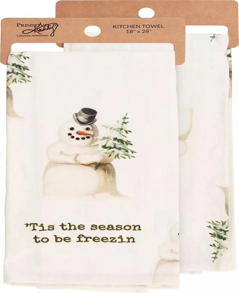 商品Primitives by Kathy|Tis the Season Kitchen Towel,价格¥44,第1张图片