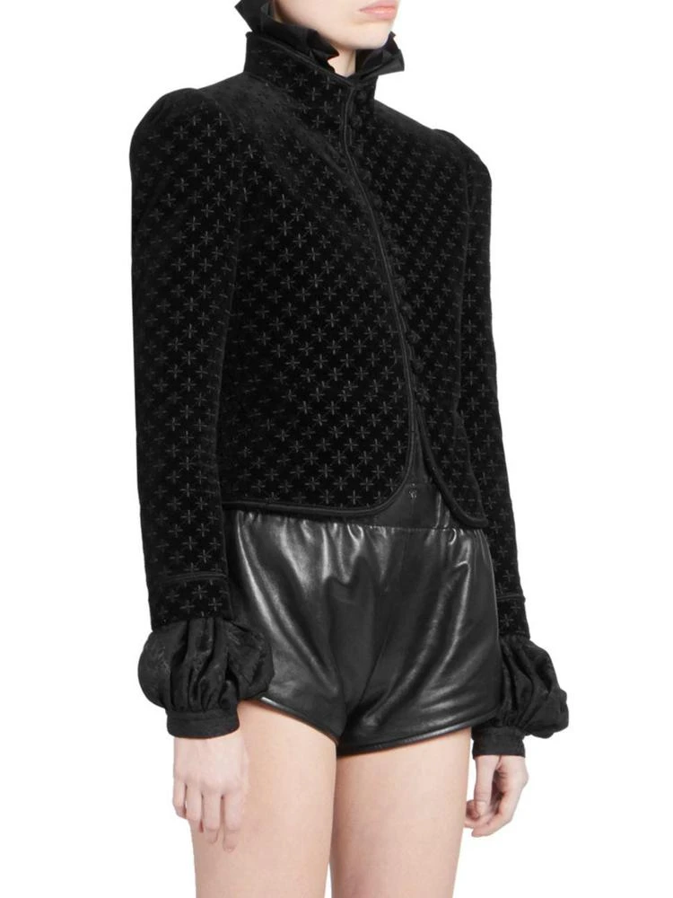 商品Yves Saint Laurent|Fleur De Lis Velvet Jacket,价格¥37251,第3张图片详细描述