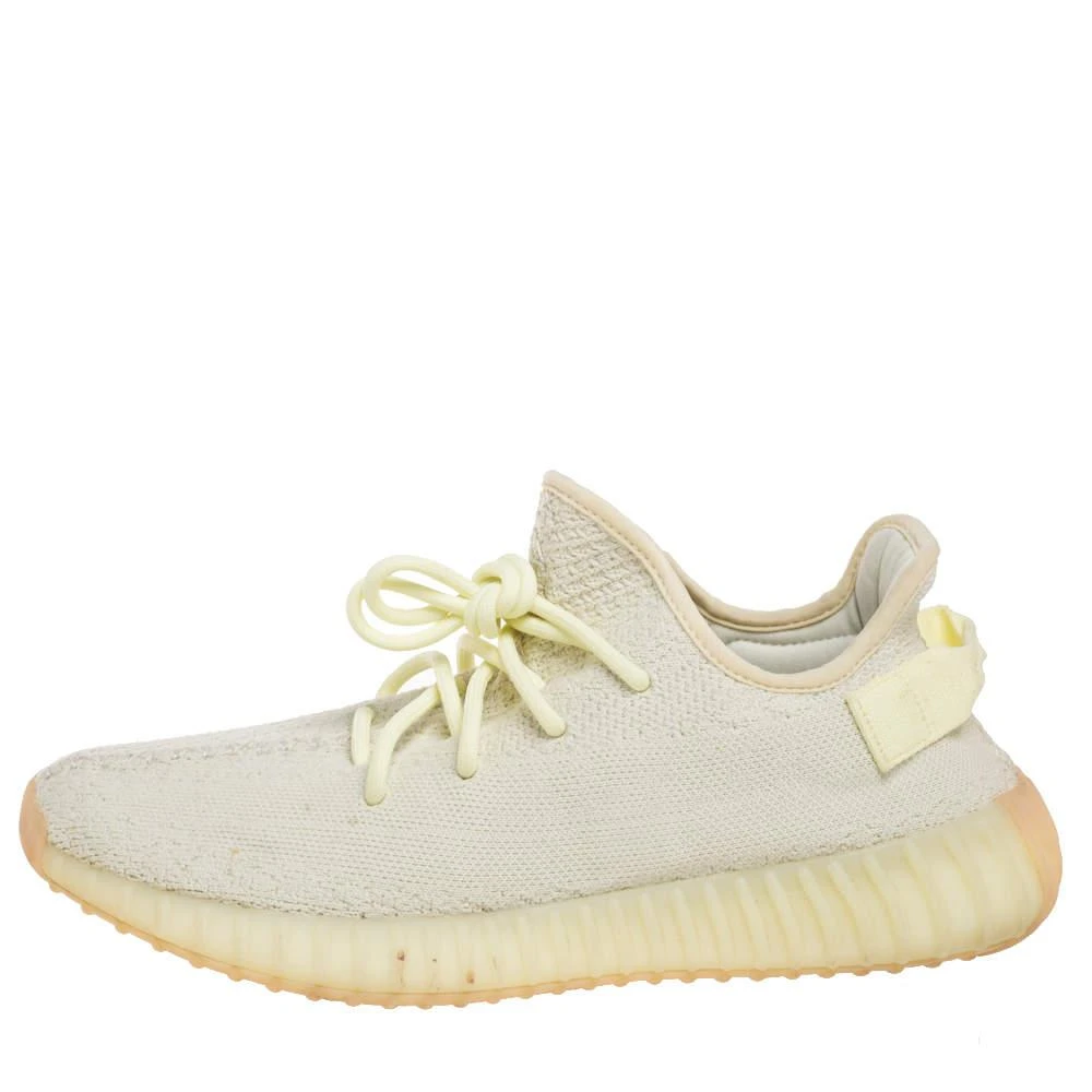 商品[二手商品] YEEZY|Yeezy x Adidas Green Knit Fabric 350 V2 Butter Sneakers Size 43 1/3,价格¥1215,第2张图片详细描述