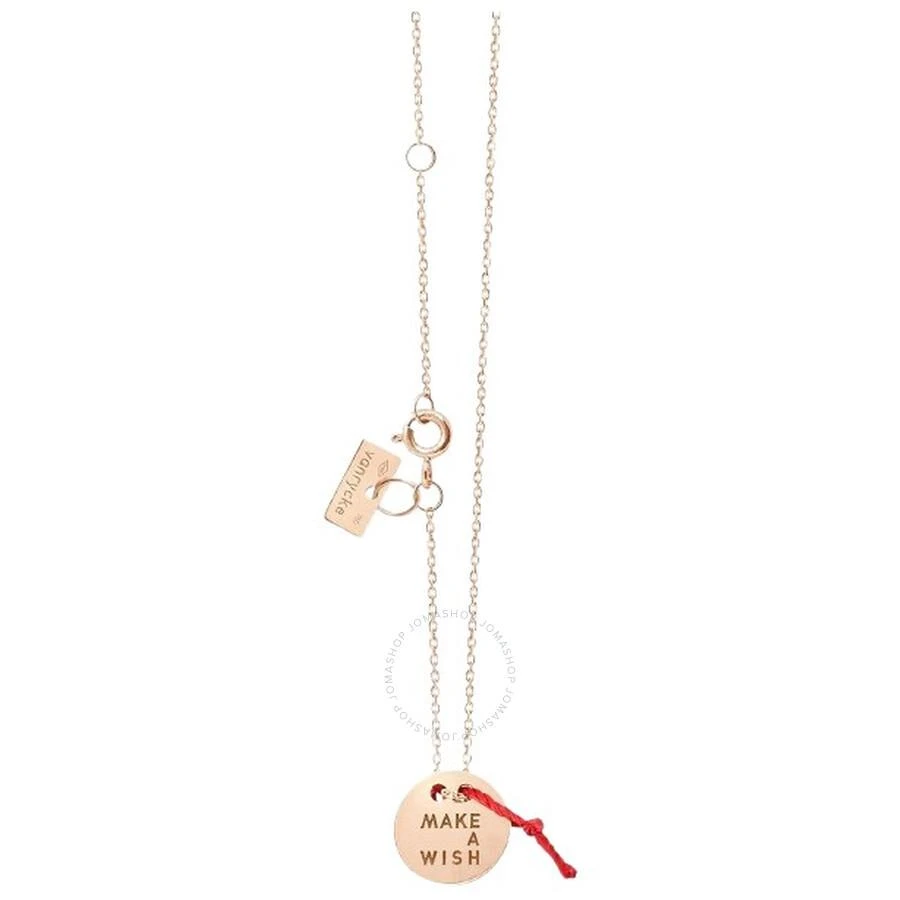 商品Vanrycke|Ladies 18K Rose Gold Make A Wish Necklace,价格¥1378,第1张图片